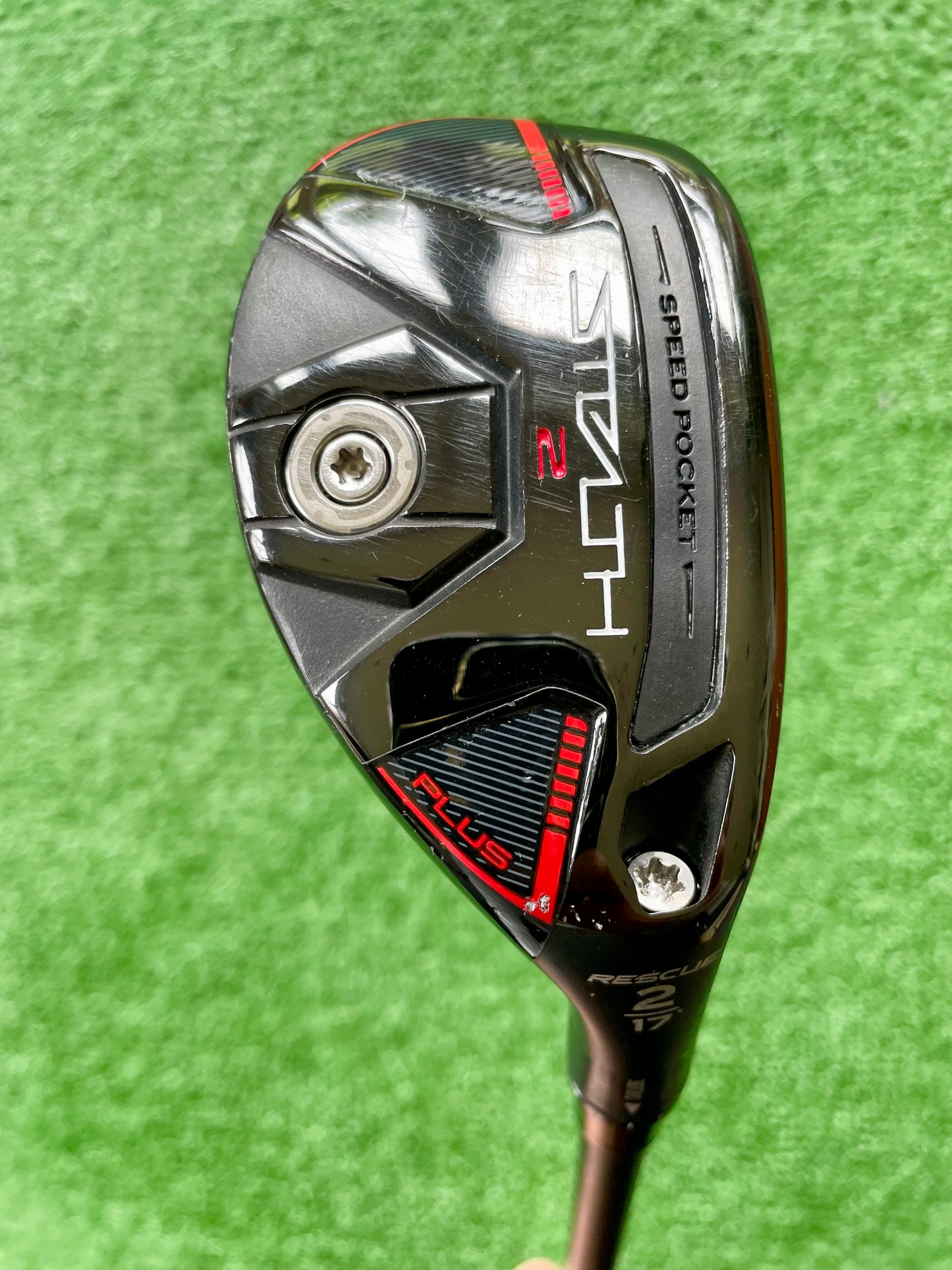 Taylormade Stealth 2 Plus Hybrid 2 Rescue Stiff Flex Right Handed Mens Golf Club