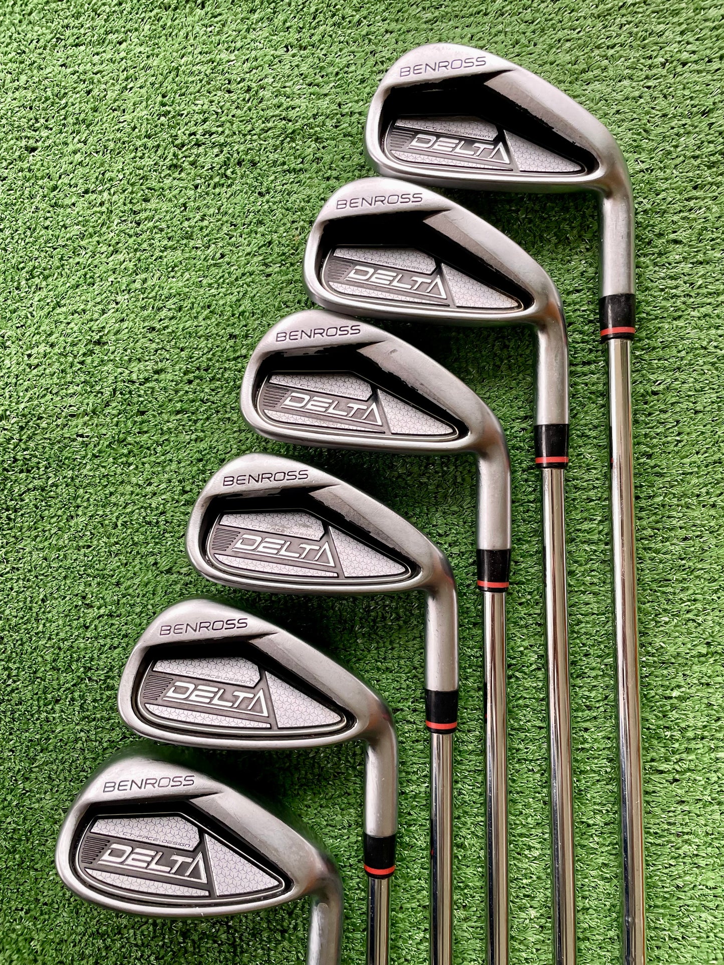 Ben Ross Delta Irons 5-9i + SW Stiff Flex Right Handed Mens Golf Clubs