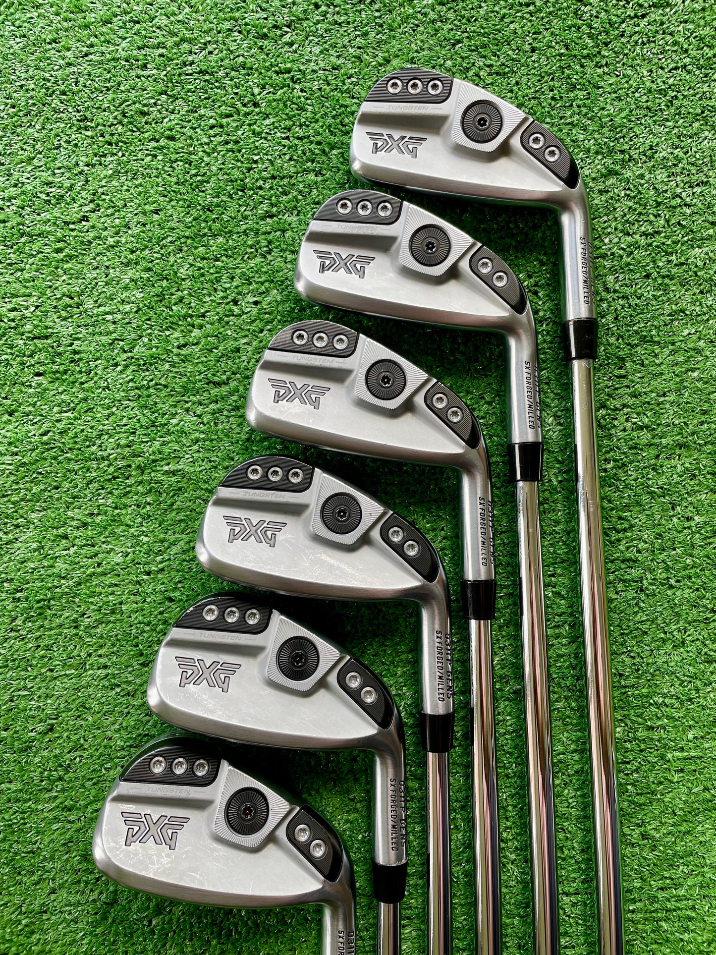 PXG 0311P Gen 5 Irons 5-PW Stiff Flex Right Handed Mens Golf Clubs