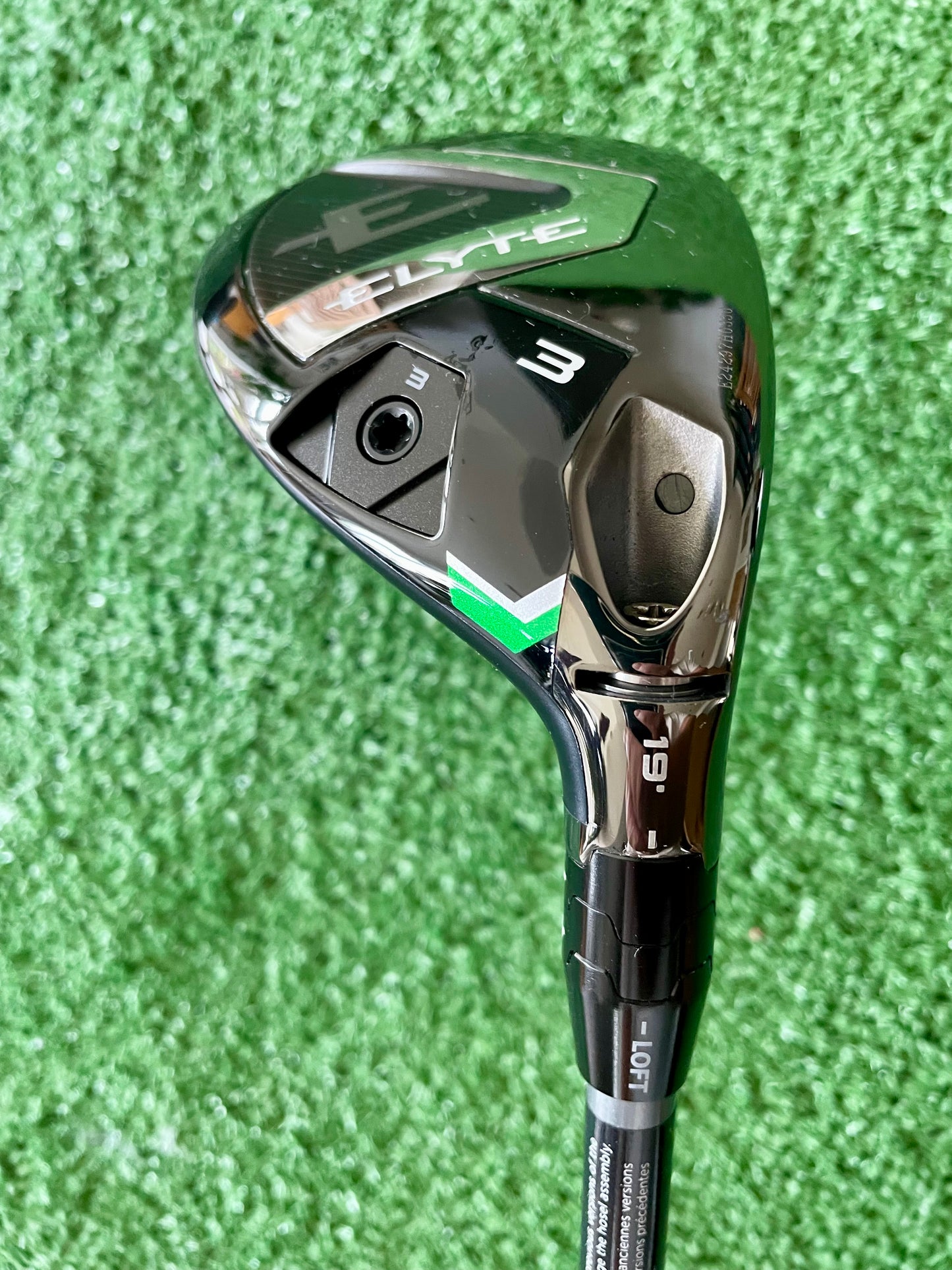 Callaway Elyte Hybrid 3 Rescue Stiff Flex Right Handed Mens Golf Club