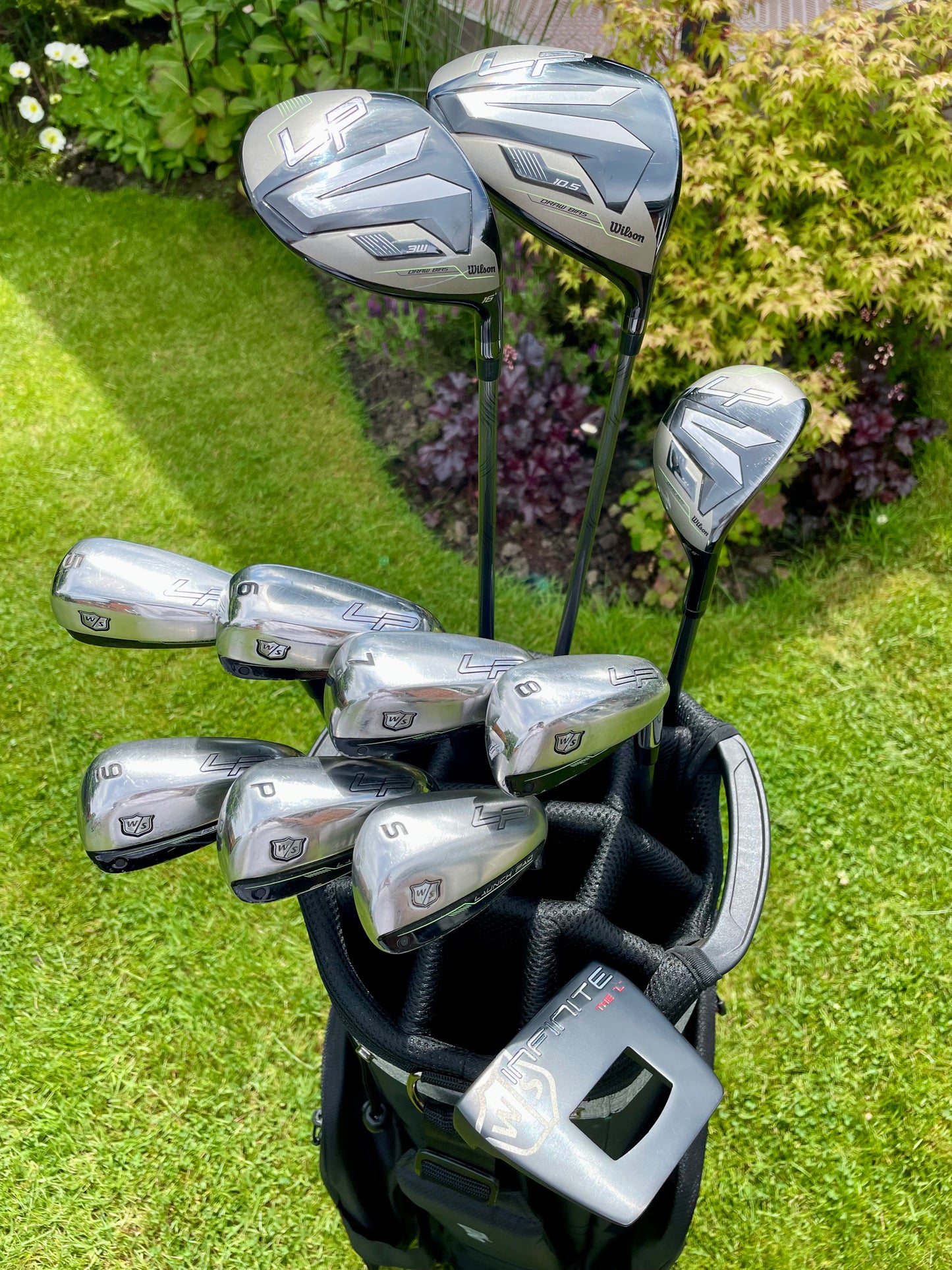 Wilson Launchpad Full Golf Set Including Bag & Putter Mens Golf Clubs