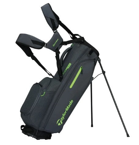 Taylormade Flextech 2026 Carry Golf Bag Grey Neon Green