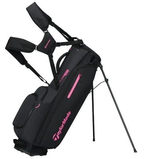 Taylormade Flextech 2026 Carry Golf Bag Black Neon Pink