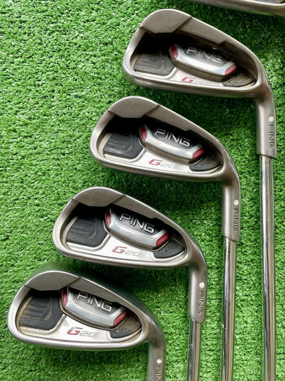Ping G20 Irons 4-PW Regular Flex Right Handed Mens Golf Clubs