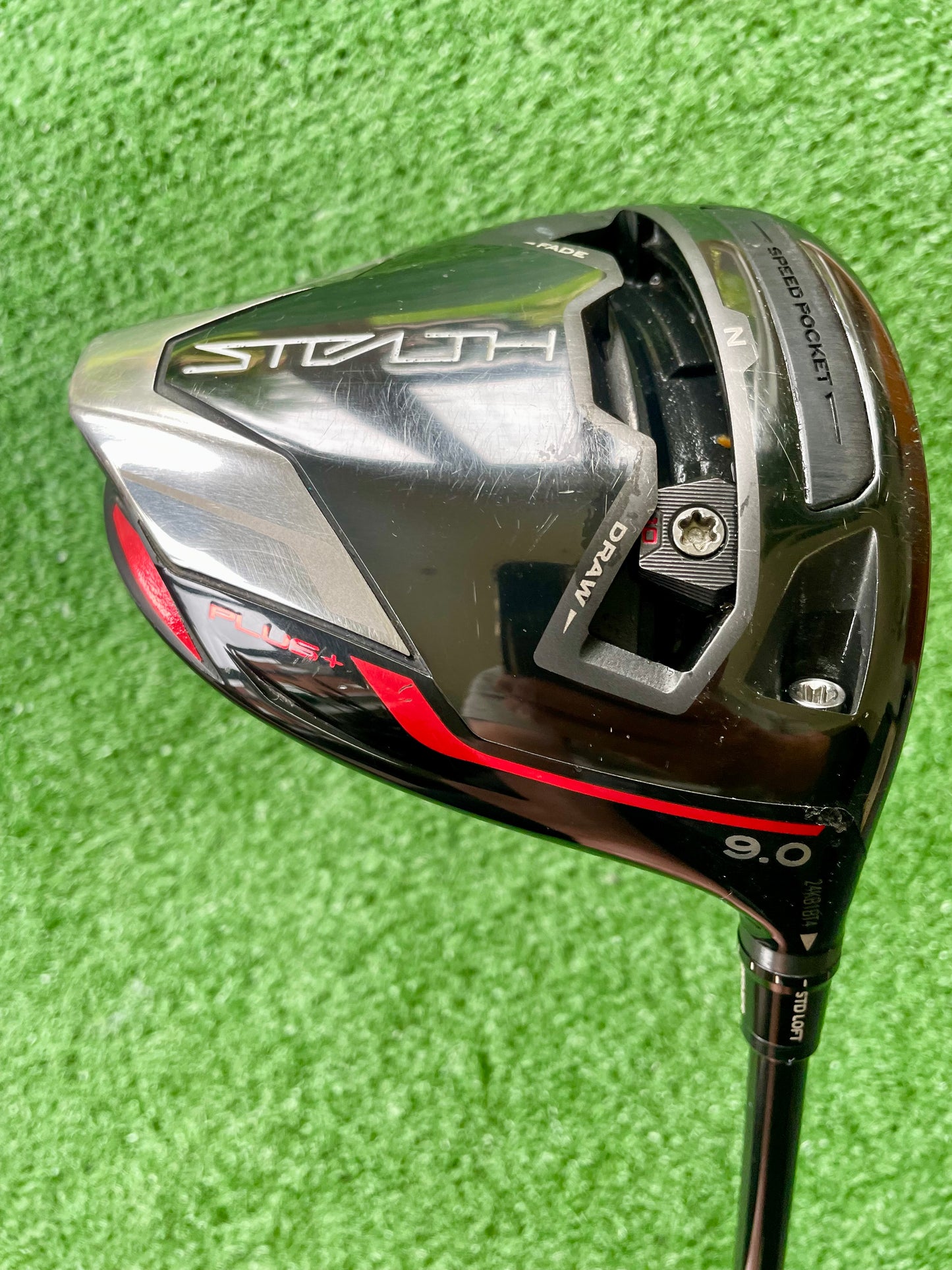 Taylormade Stealth Plus Driver 9 Degree Extra Stiff Flex Right Handed Mens Golf Club