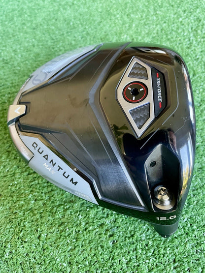 Callaway Quantum Max Driver 12 Deg HEAD & COVER ONLY Right Hand Mens Golf Club