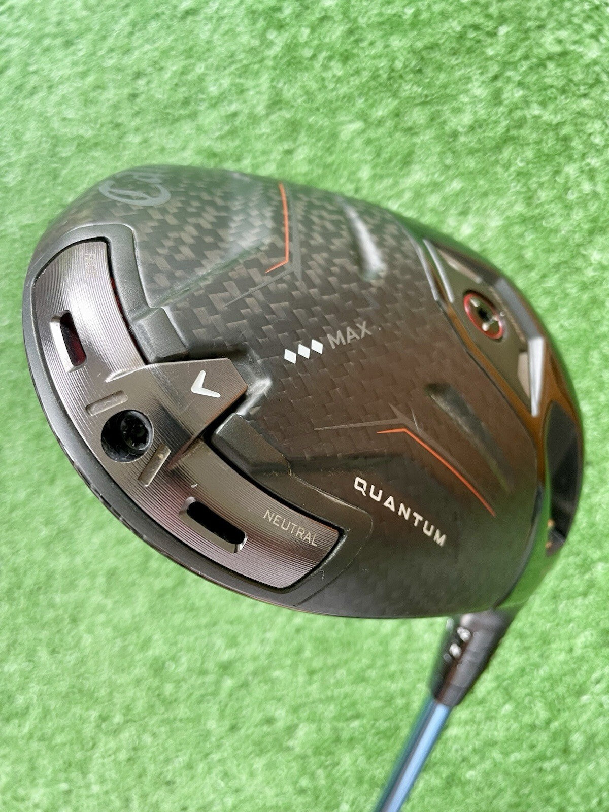 Callaway Quantum Triple Diamond Max Driver 10.5 Deg Extra Stiff Upgraded Shaft