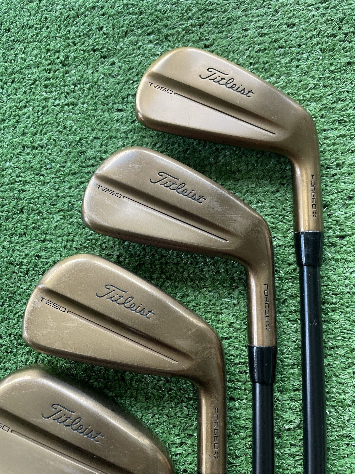 Titleist T250 Oil Can Limited Irons 6-PW Stiff Flex Right Handed Mens Golf Clubs