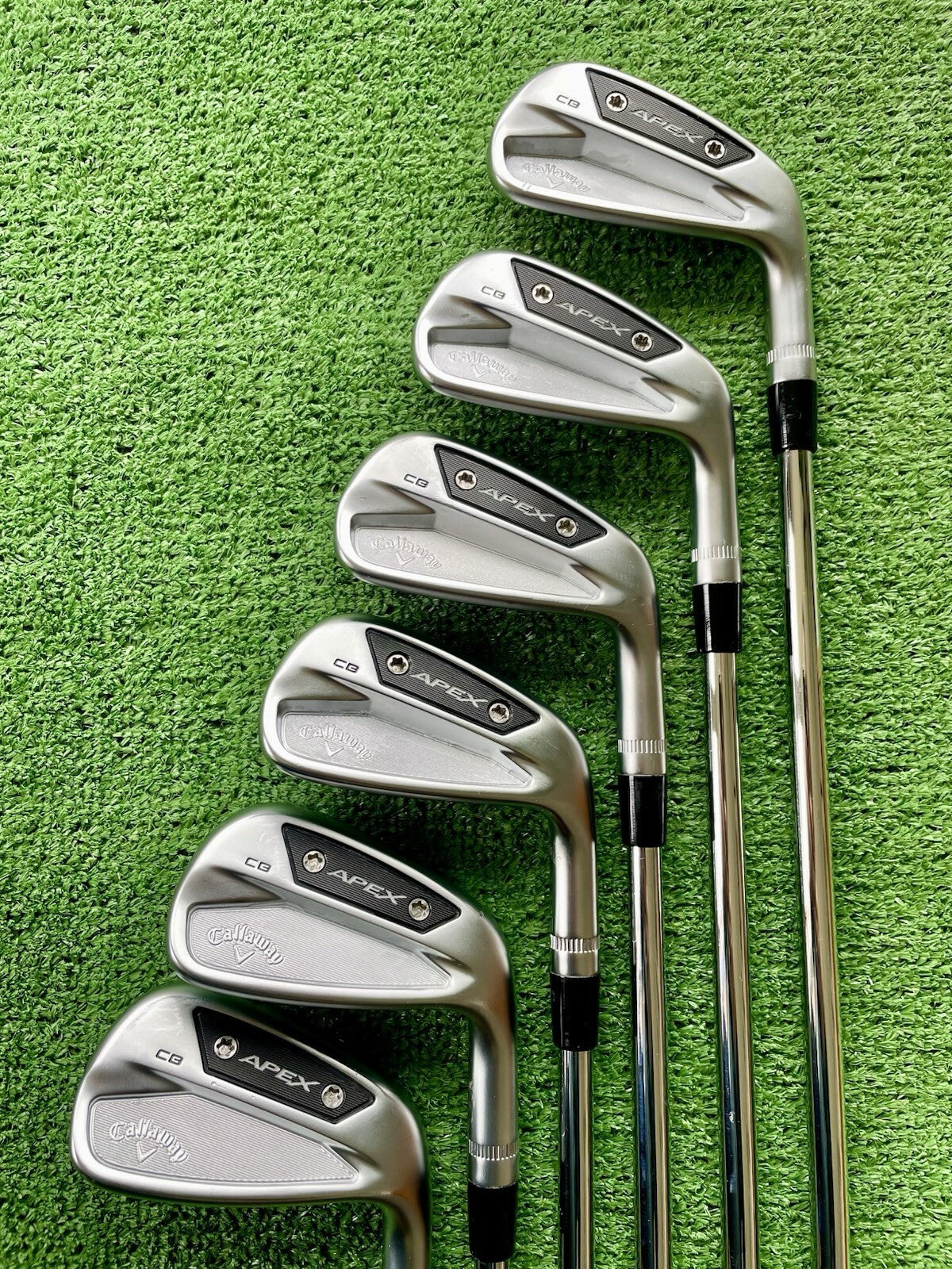 Callaway Apex CB Irons Stiff Flex Right Handed Mens Golf Clubs