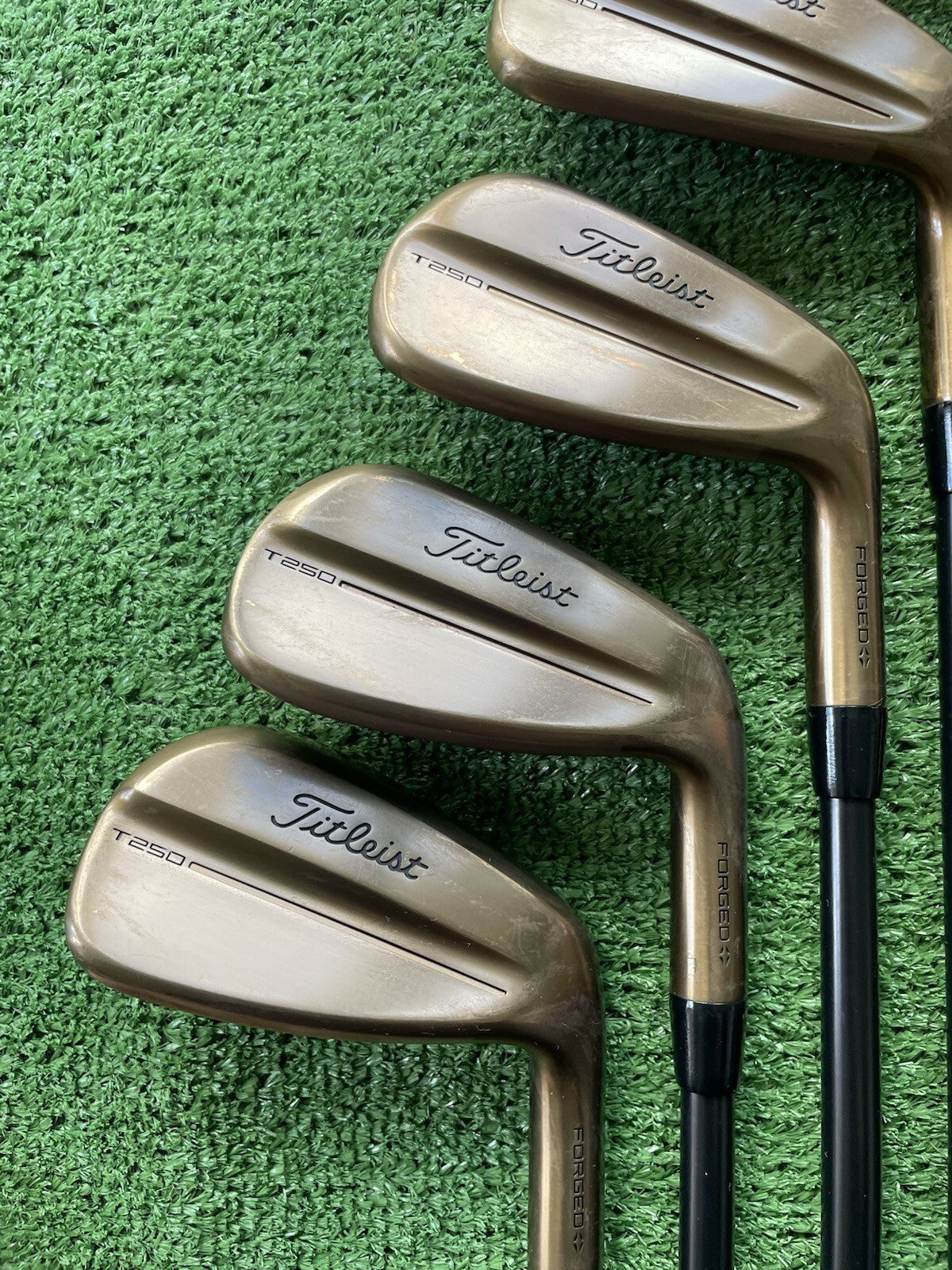 Titleist T250 Oil Can Limited Irons 6-PW Stiff Flex Right Handed Mens Golf Clubs