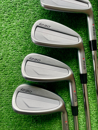 Ping i230 Irons 7-UW Stiff Flex Power Spec Right Handed Mens Golf Clubs