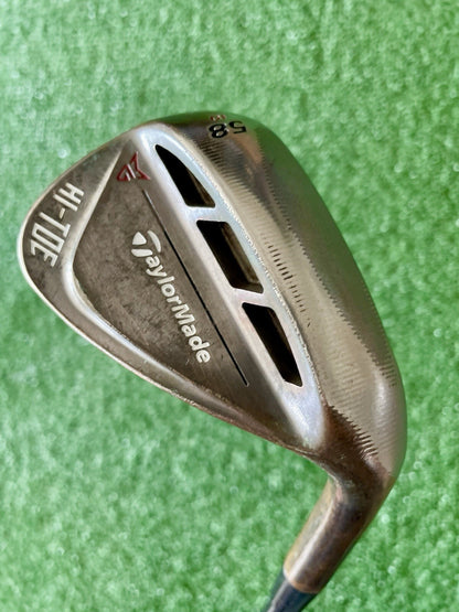 Taylormade Hi Toe Lob Wedge 58 10 Stiff Flex Right Handed Mens Golf Club