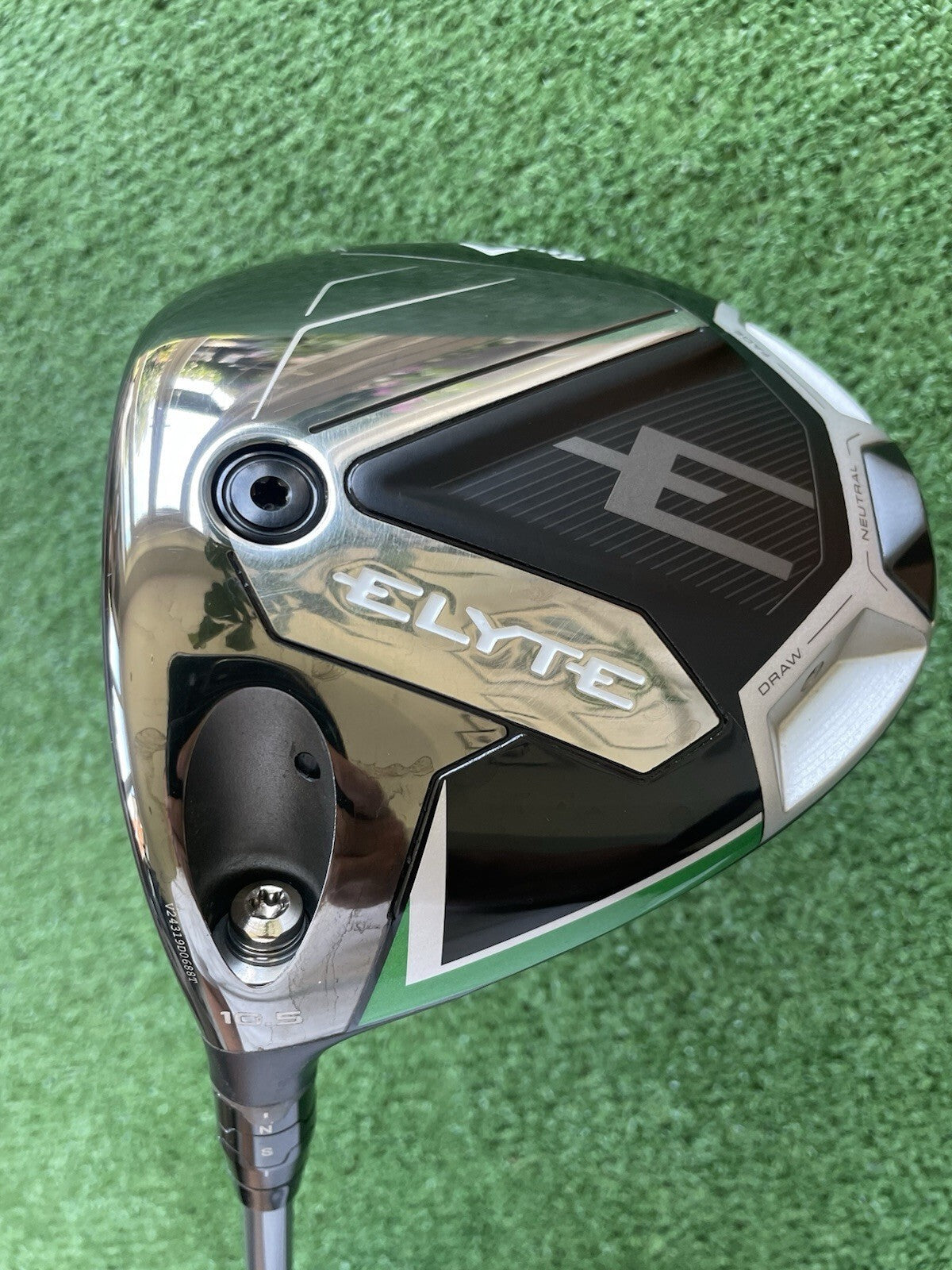 Callaway Elyte Driver 10.5 Degree Stiff Flex Left Handed Mens Golf Club