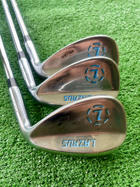 Lazarus Forged Wedge Set 52 56 60 Wedge Flex Right Handed Mens Golf Clubs