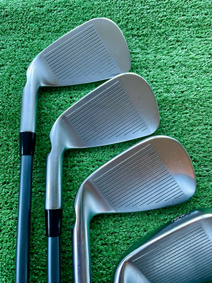 Ping i525 Forged Irons 6-PW+UW Senior Flex Graphite Right Handed Mens Golf Clubs