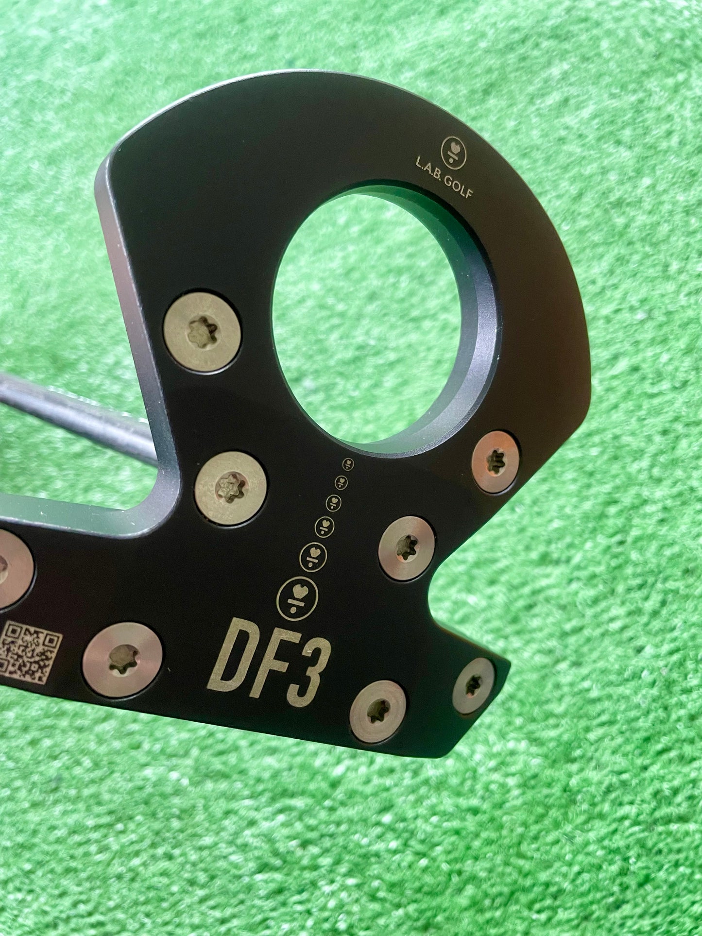 LAB DF3 Custom Black Putter TPT Shaft 33.5" Long 69 Degree Lie Angle Right Handed Mens Golf Club