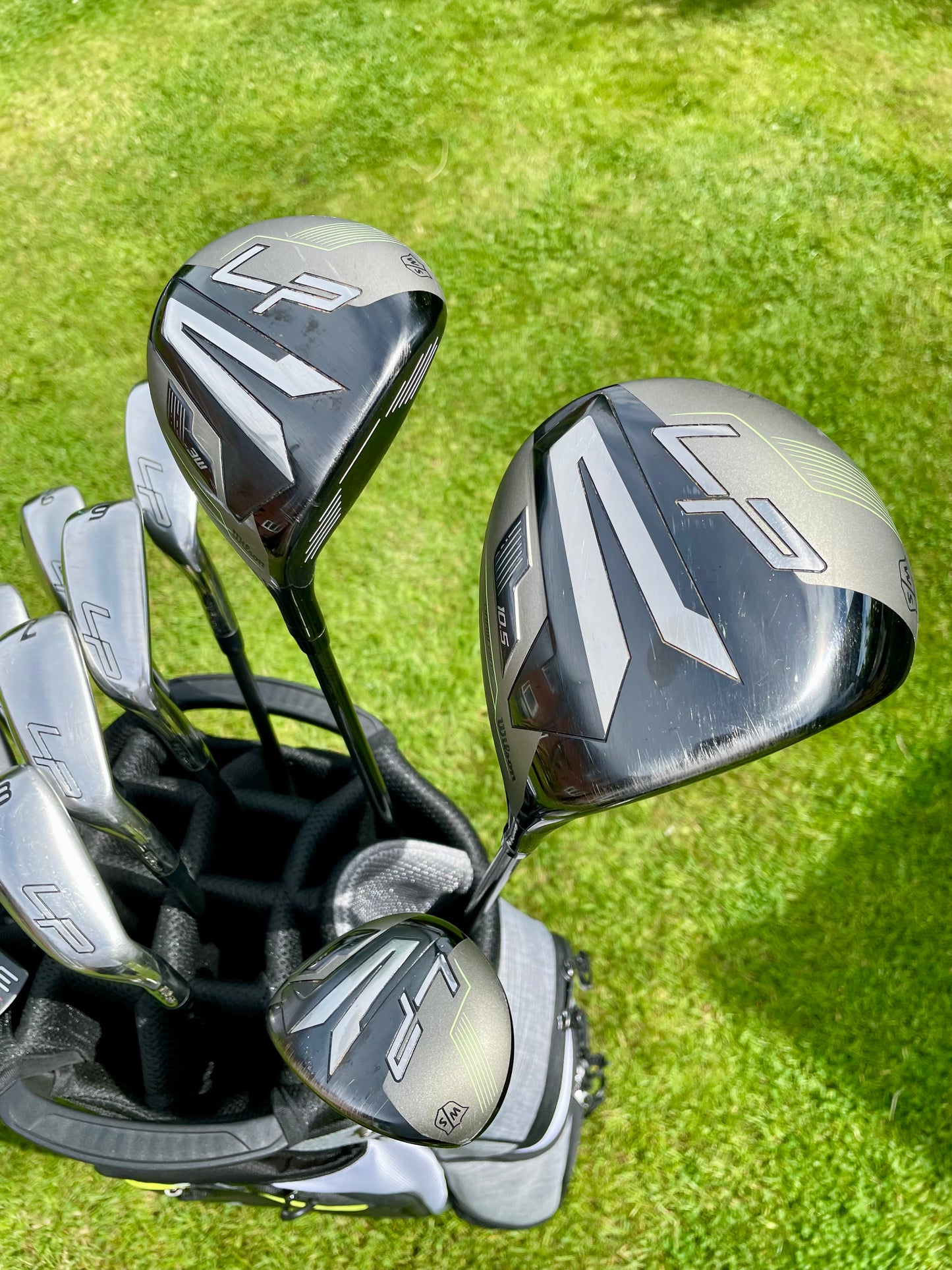 Wilson Launchpad Full Golf Set Including Bag & Putter Mens Golf Clubs