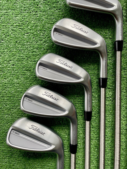 Titleist T150 Irons New Model 5-PW+GW Stiff Flex Aerotech Steelfiber Shafts