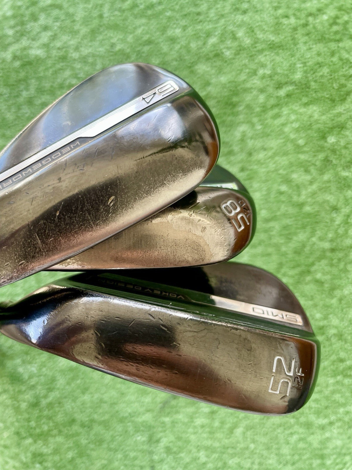 Titleist Vokey SM10 / Wedgeworks Black Wedge Set 52 58 64 Stiff Mens Golf Clubs