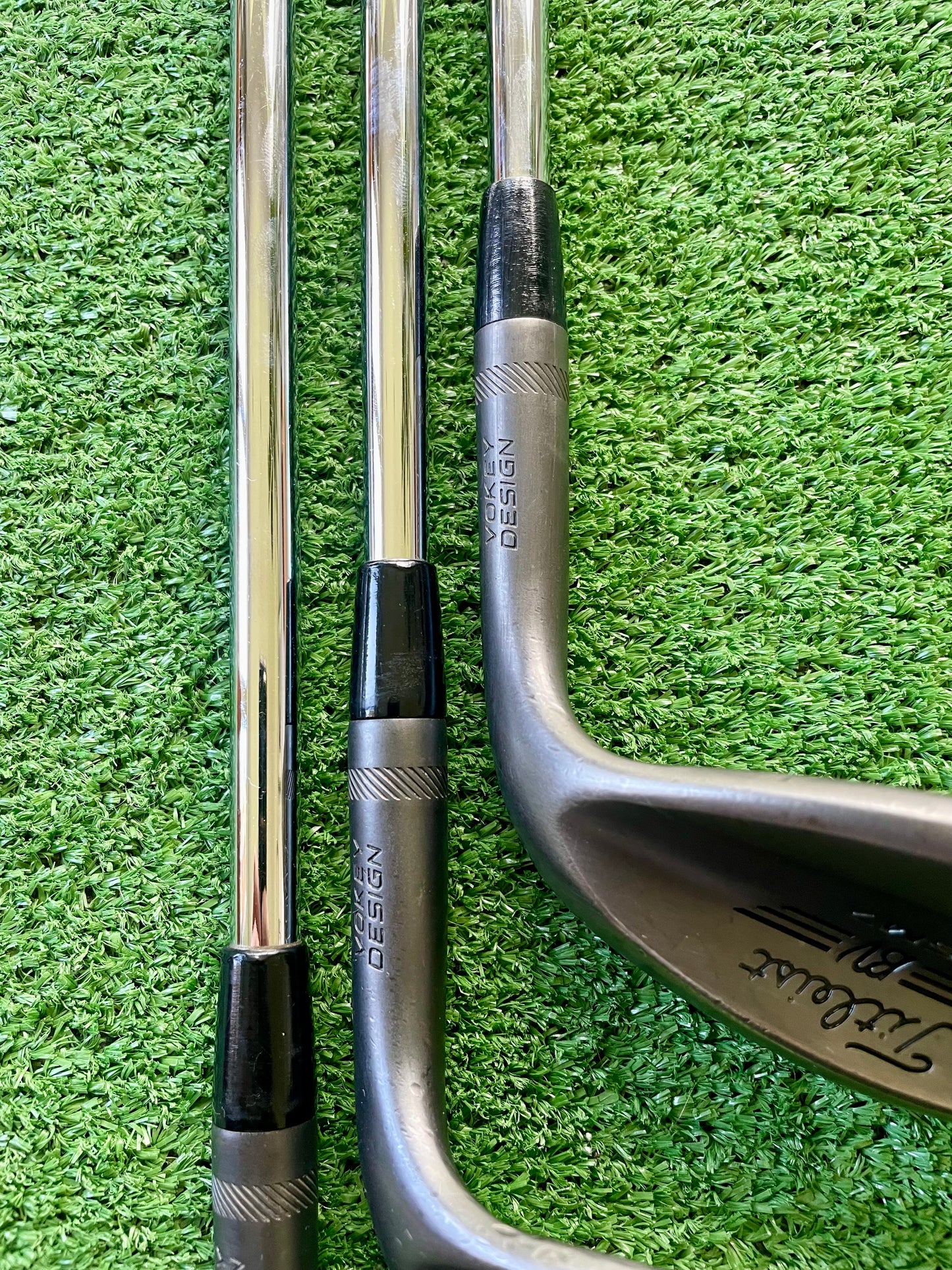 Titleist Vokey SM7 Black Wedge Set 50 54 58 Stiff Flex Right Handed Mens Golf Clubs