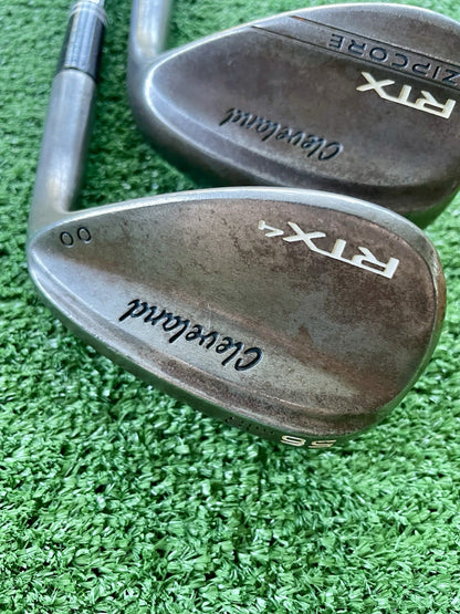 Cleveland RTX4 / Zipcore Wedge Set 54 60 Stiff Flex Right Hand Mens Golf Clubs