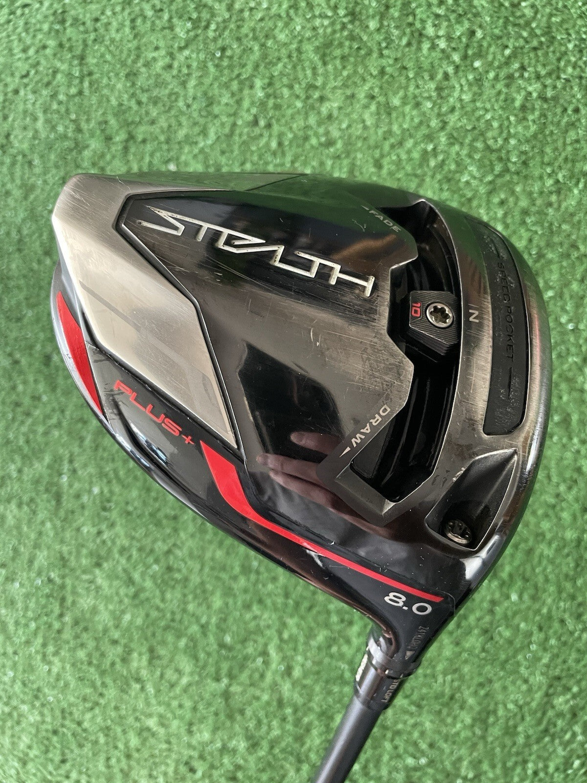 Taylormade Stealth Plus Driver 8 Deg Stiff Flex Right Handed Mens Golf Club