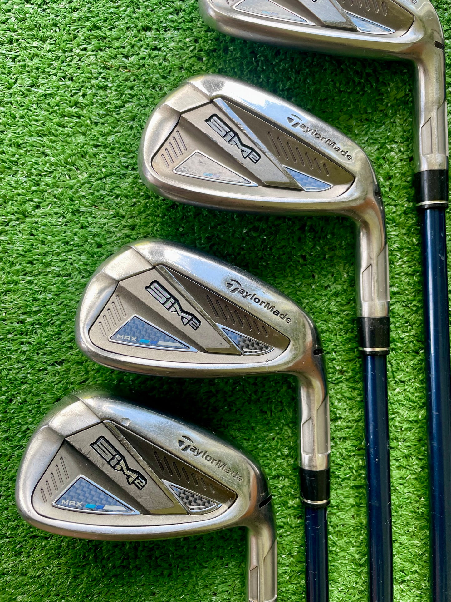 Taylormade Sim 2 Max Irons 5-PW Regular Flex Graphite Right Handed Mens Golf Clubs
