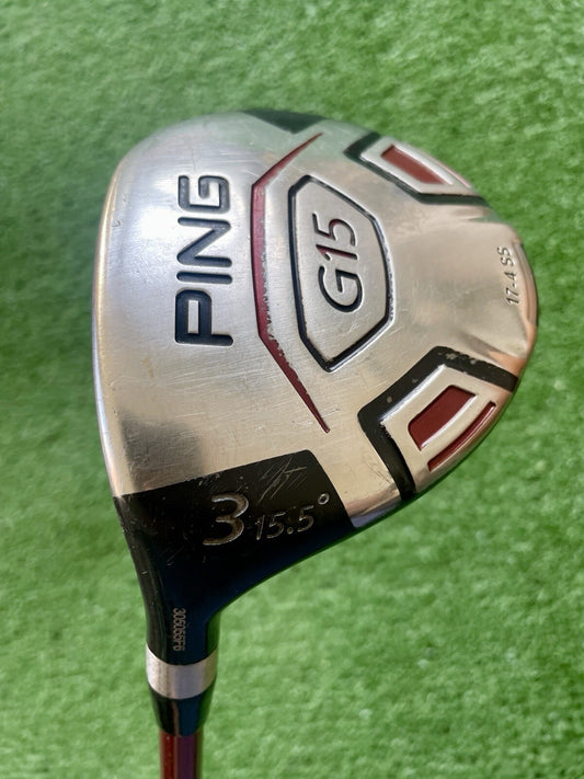 Ping G15 Fairway 3 Wood Regular Flex Left Handed Mens Golf Club