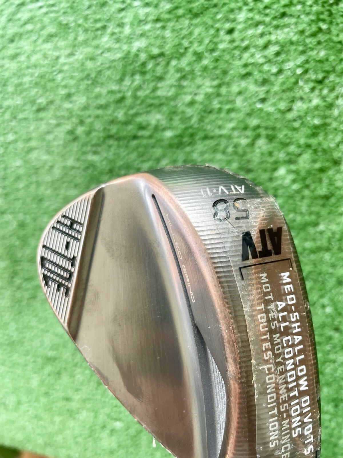 Taylormade Hi Toe 4 Lob Wedge 58 ATV Wedge Flex Right Handed Mens Golf Club