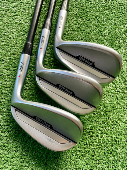 Ping S159 Wedge Set 50 54 58 Regular Flex Graphite Right Handed Mens Golf Clubs