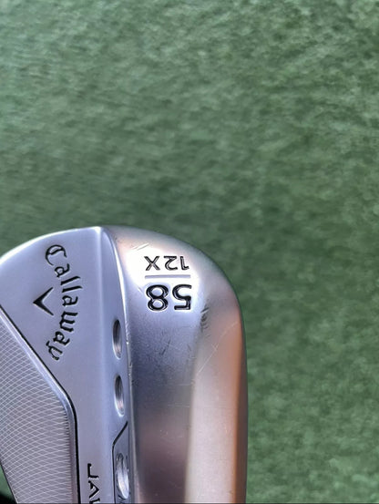 Callaway Jaws Raw Wedge / 58 12X / Wedge Flex / RH / Mens