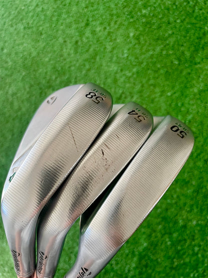 Taylormade MG4 Wedge Set 50 54 58 SB Wedge Flex Right Handed Mens Golf Clubs