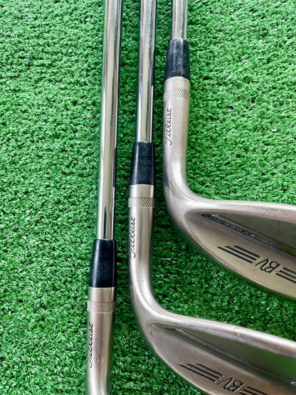 Titleist Vokey SM10 Nickel Wedge Set 50 54 58 Stiff Flex Right Handed Mens Golf Clubs