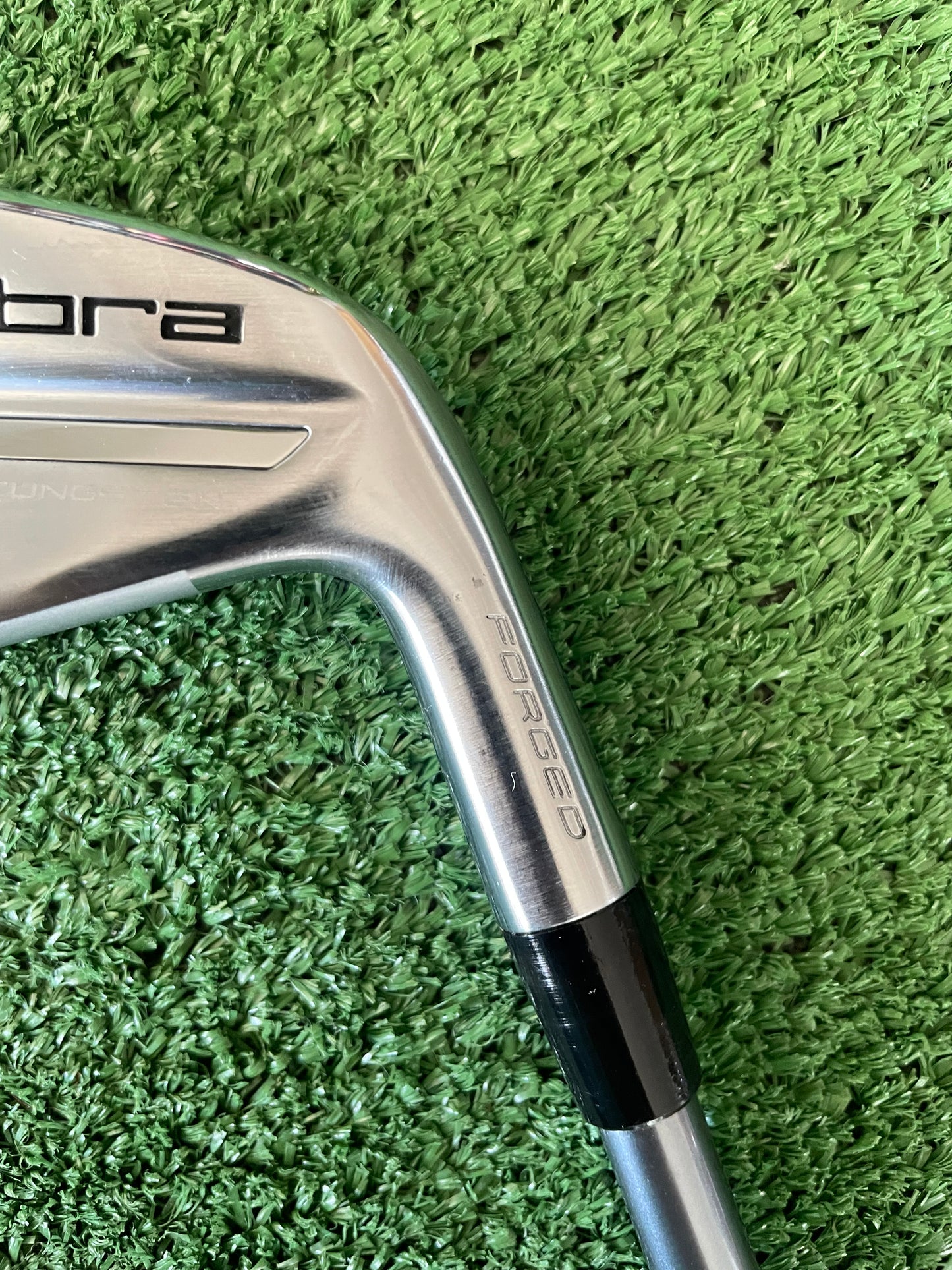 Cobra King Tec Irons 5-PW Stiff Flex Graphite Right Handed Mens Golf Clubs