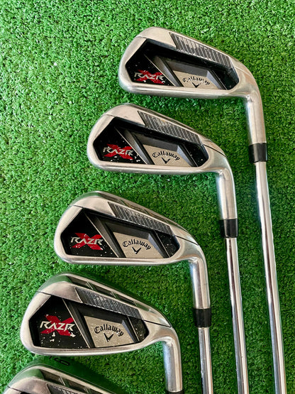 Callaway Razr X Irons 5-SW Regular Flex Right Handed Mens Golf Clubs