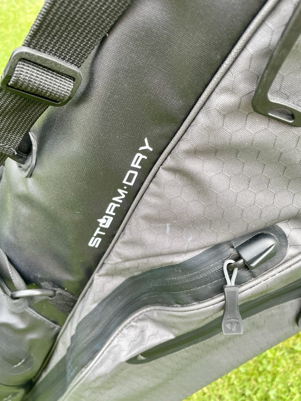 Taylormade Storm Dry Waterproof Golf Carry Bag Grey Black