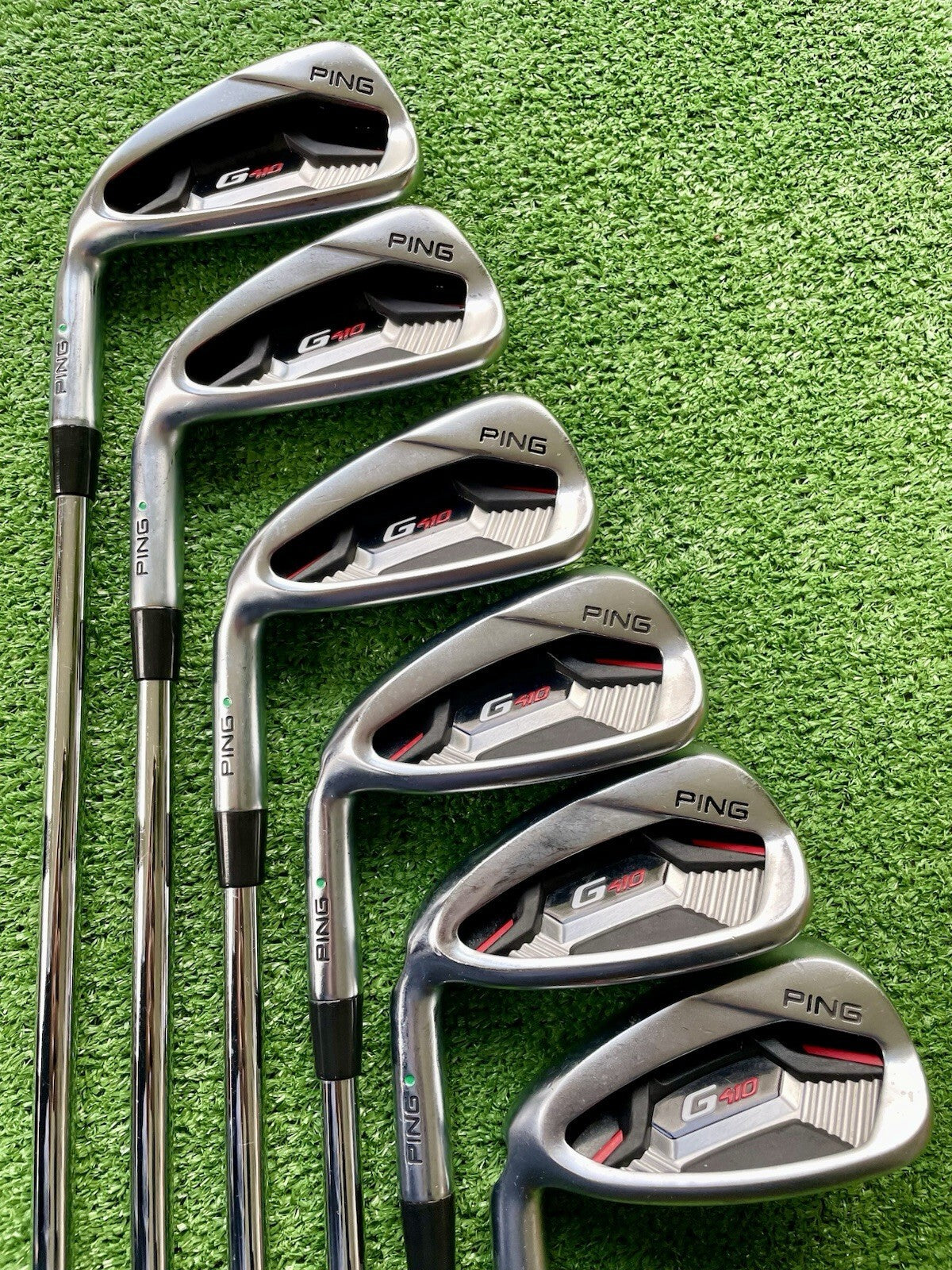 Ping G410 Irons 5-PW Regular Flex Left Handed Mens Golf Club