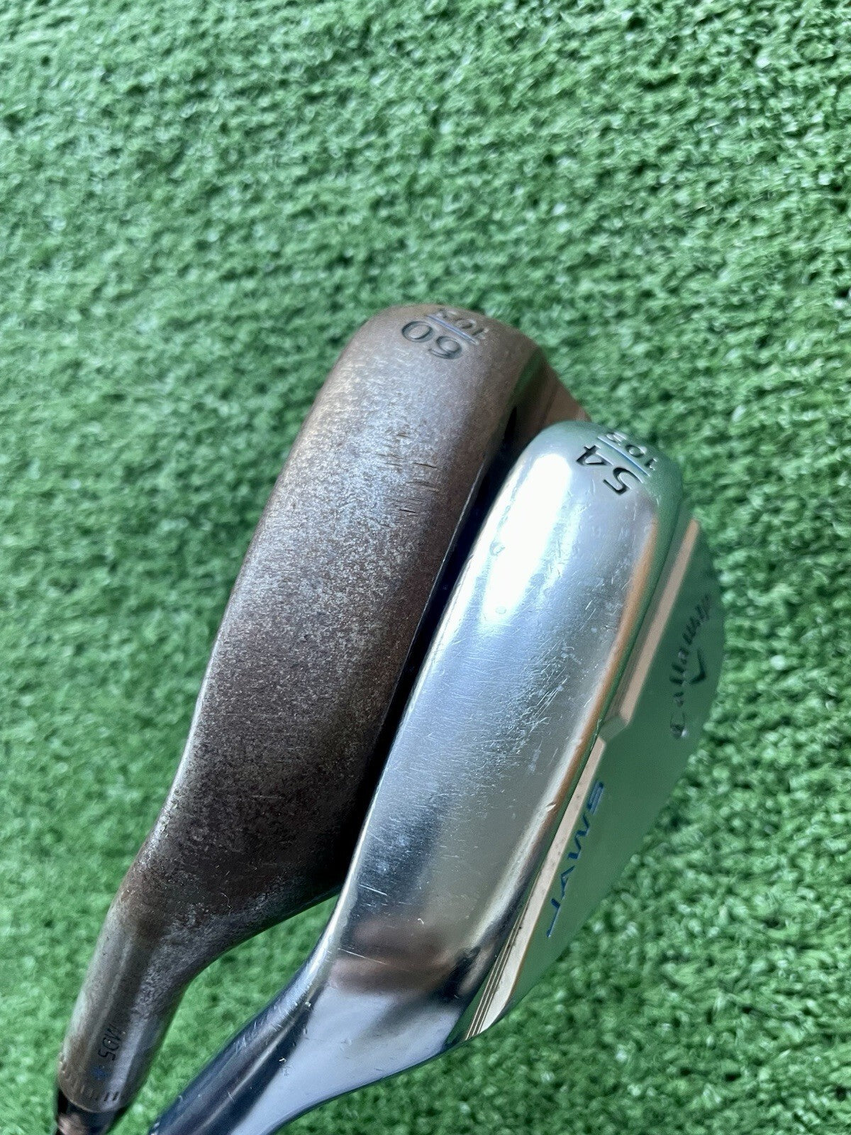 Callaway MD5 Jaws Raw Wedge Set 54 60 10S Stiff Flex Left Handed Mens Golf Clubs