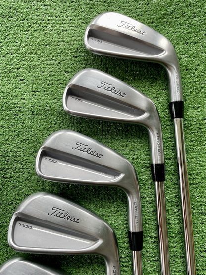 Titleist T100 Irons Current Model 4-PW Stiff Flex Right Handed Mens Golf Clubs