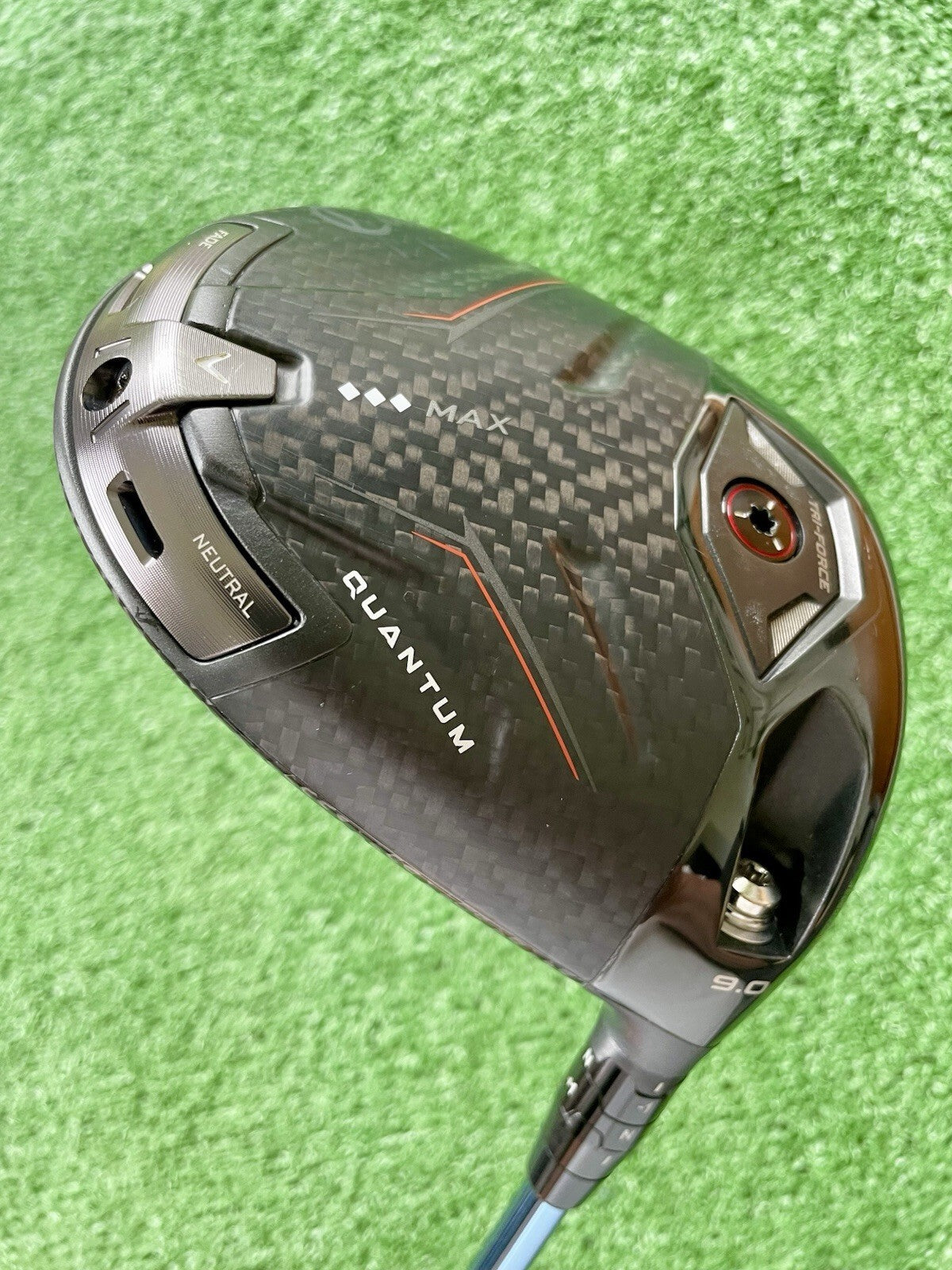 Callaway Quantum Triple Diamond Max Driver 9 Deg Stiff Flex Upgraded Shaft
