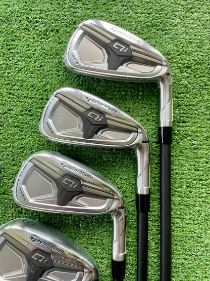 Taylormade Qi Max Irons 5-PW Senior Flex Graphite Right Handed Mens Golf Clubs