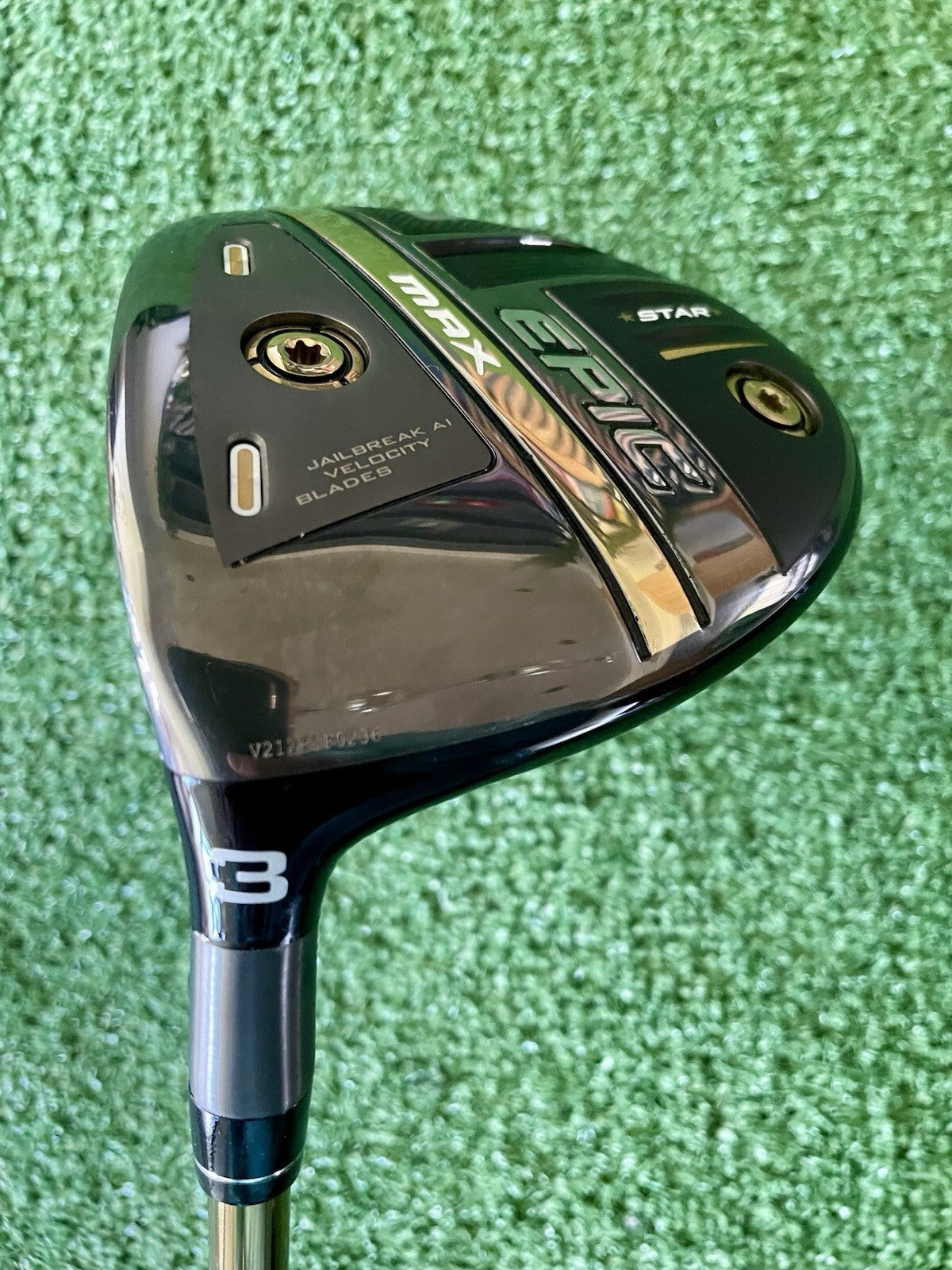 Callaway Epic Max Star Fairway 3 Wood Regular Flex Left Handed Mens Golf Club