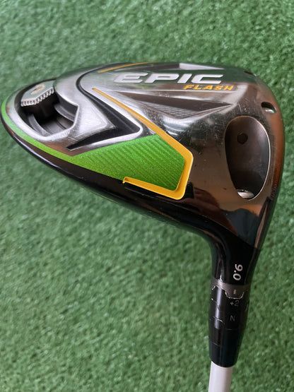 Callaway Epic Flash Driver 9 Degree Regular Flex Right Handed Mens Golf Club