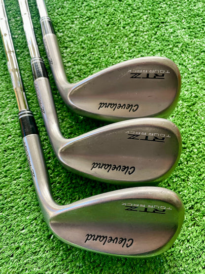 Cleveland RTZ Tour Rack Wedge Set 52 56 60 Stiff / Extra Stiff Flex Right Handed Mens Golf Clubs