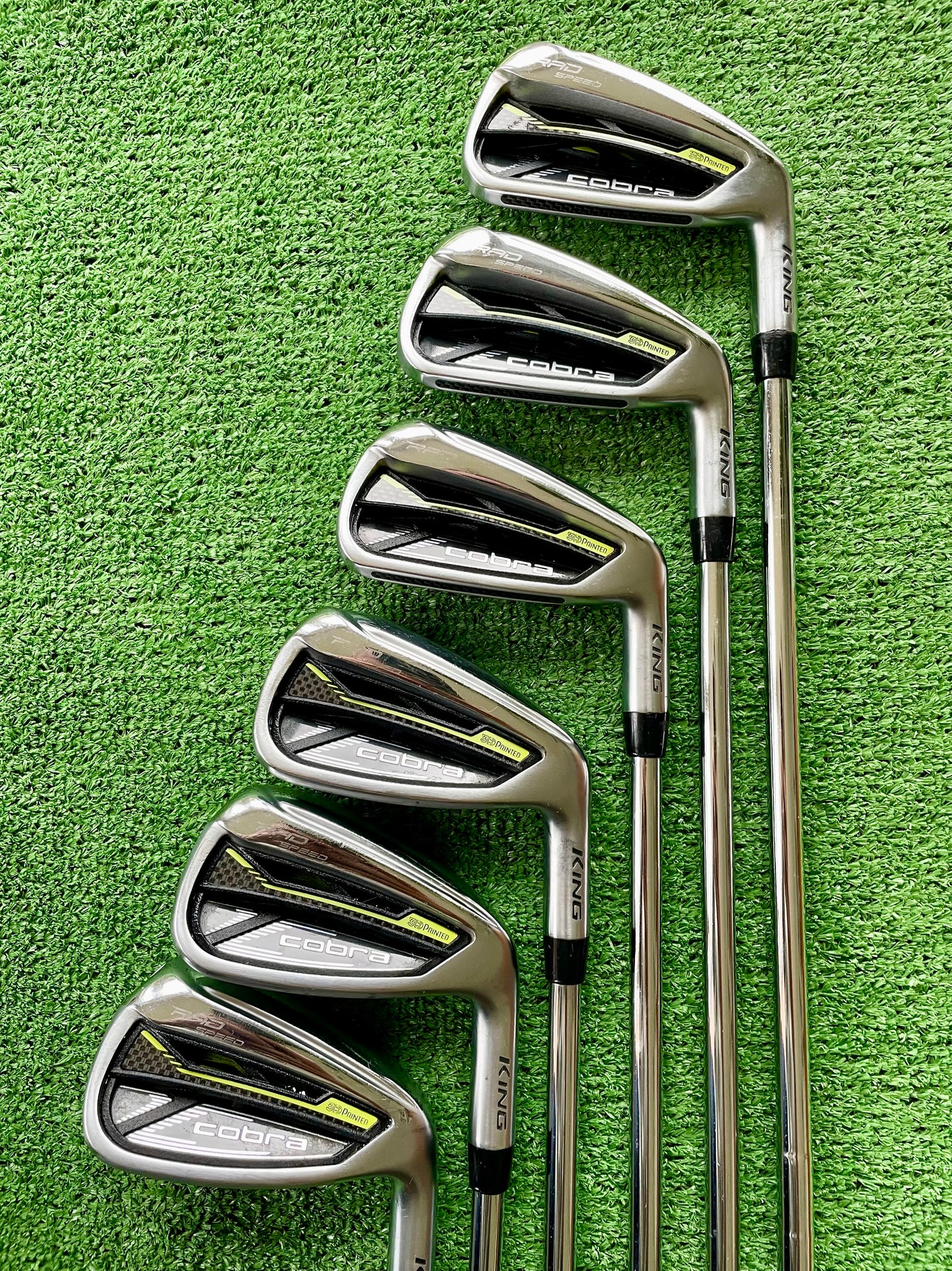 Cobra Radspeed Irons 5-PW Regular Flex Right Handed Mens Golf Clubs