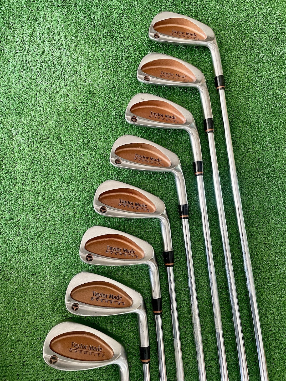 Taylormade Burner OS Irons 4-SW Stiff Flex Right Handed Mens Golf Clubs