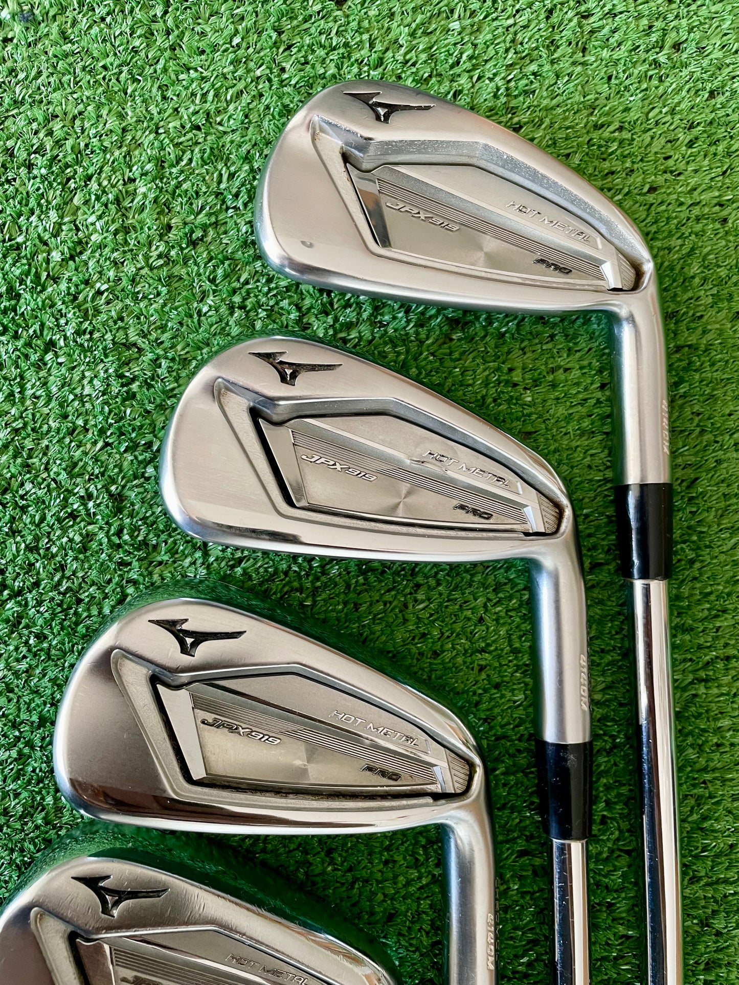 Mizuno JPX919 Hot Metal Pro Irons 5-PW Stiff Flex Right Handed Mens Golf Clubs