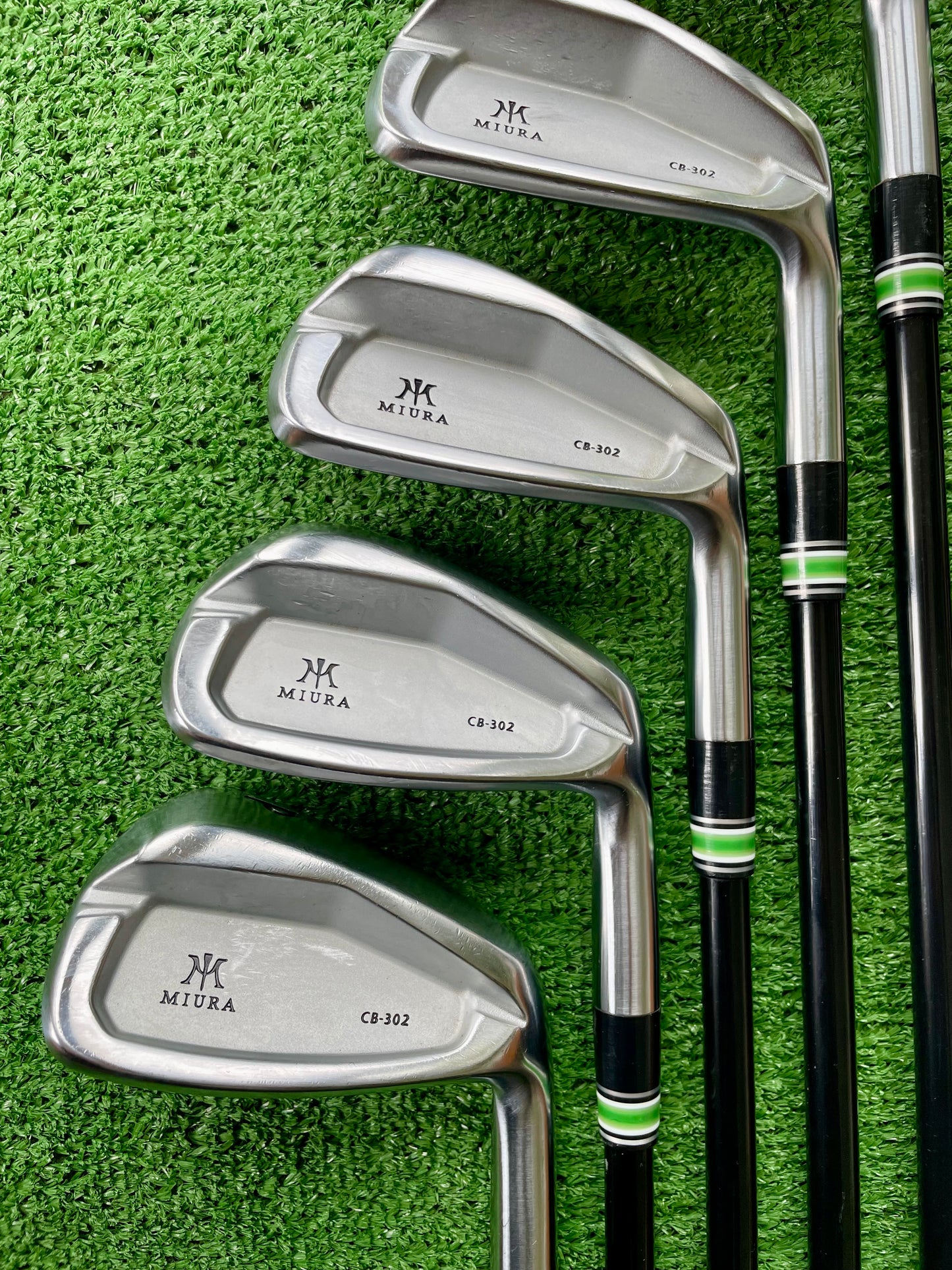 Miura CB 302 Forged Irons 5-PW Extra Stiff Tx Flex Graphite Right Handed Mens Golf Clubs