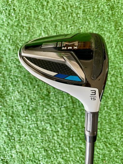 Taylormade Sim Max Fairway 3 Wood Stiff Flex Right Handed Mens Golf Club