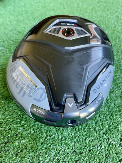 Callaway Quantum Max Driver 12 Deg HEAD & COVER ONLY Right Hand Mens Golf Club